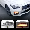 1 zestaw samochodów Front LED Day Day Running Light DRL Sygnał Light Light Dla Infiniti Q50 Sport Model 2014-2019 261354GA1A 261304Ga0a