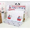 5 Pcs Cotton Cartoon Bumper For Newborn Kawaii Animal Bed Sheet Infant Crib Bedding Set Baby Organizer 201210270h