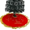 New Christmas Tree Ornament Decoration for Home 90cm Christmas Tree Skirt Elk Christmas Tree Apron Supplies