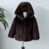 Toddler Baby Boys Girls Faux Fur Coat Hooded Outerwear Fashion Kids Fur Warm Clothes Children Autumn Winter Long Sleeve Jackets LJ201124