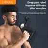 Herall Professional Massage Gunの深い筋肉の筋筋筋筋リラクゼーションネックバックフットレッグショルダーエレクトリックマッサージ211229