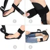 100 unids 110 cm Ligamento de yoga Cinturón de estiramiento Yoga Flexibilidad Estirar la correa de la camilla de la pierna para el ballet Cheer Dance Gymnastics Trainer Cinturones