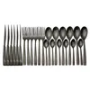 24 Pcs/Set Stainless Steel Steak Knifes Dinner Forks Tea Spoons Flatware Set High-end Dinnerware Set Gift T200227
