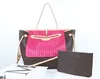 Wholesale Classic Designer Tote Bags Fashion flower Leather Handbags Women High Capacity Composite Shopping Handbag Shoulder Bags Brown Wallets Crossbody Bag