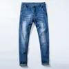 Casual Männer Hosen Baumwolle Slim Straight Jeans Mode Business Design Bunte Herren Business Jeans 6 Farben 201128