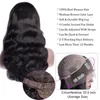 Perruque Lace Front Wig noire naturelle Big Wave, cheveux naturels, Body Wave, pré-tiré avec cheveux de bébé, 150% Denisty HD, naissance des cheveux naturelle, sans couture