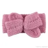 11 cores bebê tricô lã nó arcos bandana bebê menina cabeça bandas meninas designer headwraps designer menina acessórios para o cabelo hairban2571359