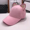 Il nuovo berretto da baseball con orecchie di gatto per donna e ragazza realizzato in puro cotone berretto equestre topi cappello carino femminile 201027