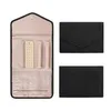 Storage Bags Foldable Soft Frabic Jewelry Bag Roll Case Organizer Container For Earring Necklace Ring Watch Travel