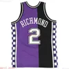 100% сшитый Митч Ричмонд #2 1994-95 Джерси XS-6XL MENS BACKETARS Basketball Jerseys дешевые мужчины молодежи