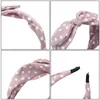 Rabbit Ears Hårband Polka Dot Bezel Hair Hoop For Women Top Knot Hair Bow Pannband Fashion Hair Accessories6575820