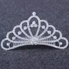 Diamond Heart Crown Opaska nagłówek kryształowa panna młoda Tiara grzebień