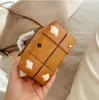 2021 Luxury merkontwerper Brown Cosmetic Bag Mailbox hele ontwerper Women039S Highqueal Lederen Stationery Wallet3647443