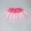 DHL Kids Girls Party Bling Sequin Princess jupes enfants Girl Girl Shine Tulle Ballet Dancewear Kids Cake Cake Dance Jupe