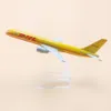 16 cm alliage métal Air DHL B757 compagnies aériennes modèle d'avion Boeing 757 Airways support d'avion moulé sous pression avion enfants cadeaux Y2001046916652