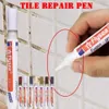 Grout Tile Refill Marker Pen Tile Gap Repair Bathroom Porcelain Filling Waterproof Mouldproof Cleaner Agents Renew Repair Tile YL0258