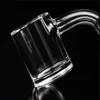 Whole Thick Flat Top Quartz Nail Banger Domeless male female joint fit 20mm coil heater club E banger electric nail dab oil ri5508679