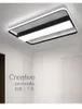Luces de techo Lámpara de sala de estar Led Rectangular Ambiente minimalista moderno Hogar Nórdico Creativo Dormitorio Estudio Accesorio de iluminación