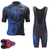 Takım Mens Yaz Bisiklet Kısa Kollu Jersey 9d Bib Şort Set Nefes Alabilir Bisiklet Giysileri Açık Spor Giyim Ropa Ciclismo F7191776