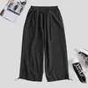 2020 New Mens Loose Elastic Waist Pants Summer Sweatpants Harem Joggers Man Pockets Bloomers Drawstring Trousers 5XL