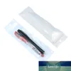 100st White / Clear Självförsegling Zipper Plast Retail Packaging Packing Bag Zip Lock Storage Bag Förpackning med Hang Hole