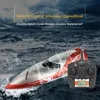 2.4G 4CH High Speed ​​Racing Boat 30 km/h med läge Switch Self Righting Surfing RC Boat 150m RC Distance RC Speedboat Racing till