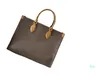 Onthego MM GM Bag Bag Luxurys مصممي حقائب اليدين رمز التاريخ M45321 عالي الجودة سلسلة سلسلة براءة اختراع كتف الجلد 229C