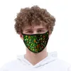 DHL Irish Green Shamrock Masken Staubdicht waschbarer Mund Cover Outdoor Sport Fashion Face Mask Adult Kids Party Favor Kim1204058