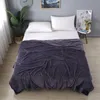 LREA 200x230cmflannel fleece gooi deken zachte reisdeken vaste kleur voorste kleur pluche deksel voor bed bank warm cadeau dropship 201111111