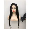 Cheveux humains brésiliens 20-32 pouces de long pouces 5 5 perruques de fermeture en dentelle couleur naturelle droite entière Remy 5X5 perruque de fermeture avec bébé Hai292R