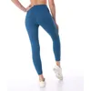 NWT ESHTANGA Esportes Apertado Top Quality Mulheres Yoga Tammy Controle Capris Leggings Solid Skinny 4-Way Calça Stretch Size XXS-XL 201202