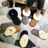 Female Winter Slippers 100% Genuine Leather Sheepskin Slippers Natural Fur Women Warm Indoor Shoes Soft Wool Lady House Slippers Y201026