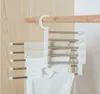 5 Layers Multi Functional Clothes Hangers Pant Storage Cloth Rack Trousers Hanging Shelf Non-slip Clothing Organize sqcQhI sports2010