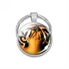 Schlüsselanhänger Esspoc Vintage Tiger Po Schlüsselbund Trendy Anime Tierschmuck Coole Tiger Accessoires für Herren Bijoux Drop Fred22