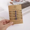 5set (6 pcs / set) artesanal trançado turco Lucky Mal Eye Friendship Braceletes Set para Mulheres Jóias Presente