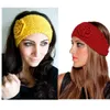 Classical Scaldaorecchie lavorato a maglia Headwrap Knitting cappello del crochet delle donne dei fiori per ragazze adolescenti Donne Berretti Skullies