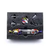 Shisha Heißglas -Nector -Kollektor Kits Premium Tabakbeutel Set Wachsbehälter Silikon Bong mit Titan Nagelspeicher Jar Metall Gauzber Rauchrohr