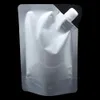 18 * 25 cm 1000 ml 10 unids Jelly Doypack Bolsa de papel de aluminio puro Jugo Beber Líquido Almacenamiento Stand Up Spout Mylar Paquete Bolsa 201022