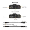 Envío gratuito Micrófono Lavalier inalámbrico de diafragma pequeño con función de monitor de audio Micrófono inalámbrico UHF para teléfonos inteligentes Cámaras DSLR webcast