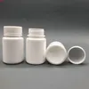 50+2pcs 30ml 30cc 30g PE White Pharmaceutical Empty Plastic Pill Bottles Medicine Bottle with Cap & Aluminum Sealergood qualtit