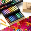 Marie's Painting Crayons Soft pastel 12/24/36/48 Kolory sztuki Zestaw Kredy Kredy Kolor Crayon Brush do Art Materials 20125