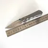 제한된 사용자 정의 버전 Chris Reeve Knives Inkosi Sandblasting TC4 티타늄 핸들 다마스커스 접는 칼 완벽한 포켓 EDC 전술 캠핑 사냥 도구