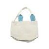 Favore di partito Sublimazione Uova di Pasqua Secchio Fai da te Blank Bunny Basket Orecchie lunghe Coniglio Basket Storage Bag Party Tote Bags T2I53443