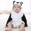 Coton bébé pyjamas drôle 3D dessin animé Animal imprimé barboteuses mode enfant peignoir hiver épaissi chaud robe de lit WY3884782564