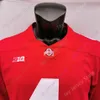 2020 New NCAA Ohio State Buckeyes Jerseys 4 Julian Fleming College Football Jersey Red Size Youth Adult All Stitched