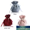 12 * 9cm 다기능 쥬얼리 선물 가방 Drawstring 달콤한 사탕 주머니 벨벳 Drawstring 가방 베이비 샤워 액세서리 결혼식 호의