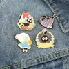 Icônes de manga d'anime japonais mignons épingles en émail broche badge sac à dos sac collier décoration bijoux cadeaux pour amis 4 couleurs8968966