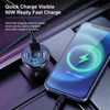 50W 4 ports avec chargeur de voiture USB LED QC 3.0 charge rapide pour téléphone dans la voiture