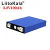 Batteria Liitokala 3.2V 100Ah 105ah LiFePO4 12V 24V 3C 270A batterie al litio ferro fosforo 100000mAh moto auto elettrica motore