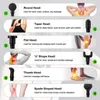 Fascia Massage Gun Accessories Attachment 8 Heads Set Kit Replacement Body Muscle Relaxation for 19 mm Diameter Massage Head257e7898744